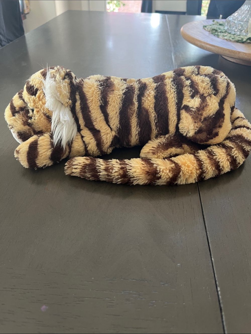 Jellycat Plush Tiger in Brown, Cream, White - Picture 4 of 4